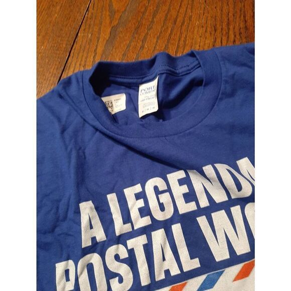 New Medium Retired Post Office Worker Postal Carrier Cotton Tee T-Shirt Top NWT - Picture 3 of 3